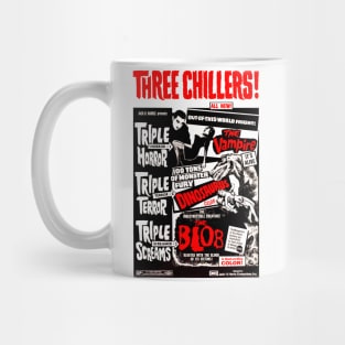 Three chillers! all new! out of this world fright! Mug